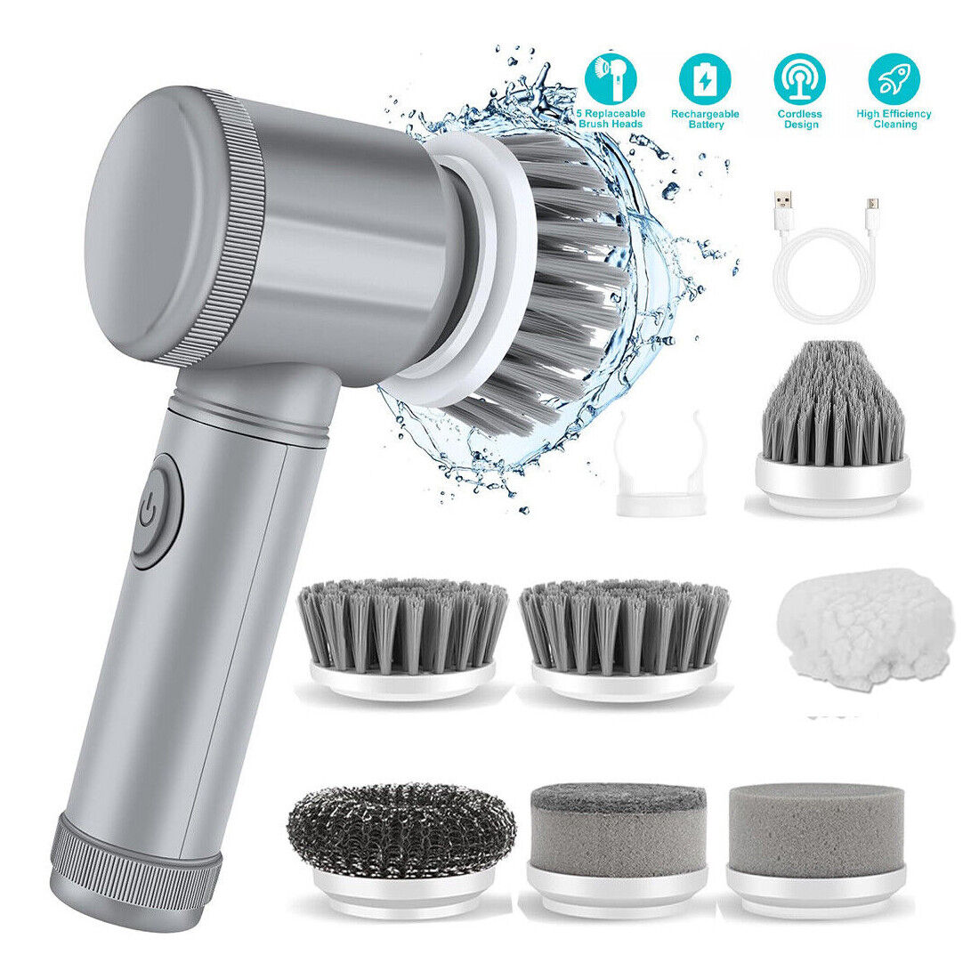 NAVANZA 5-IN-1 PRO POWER SCRUBBER
